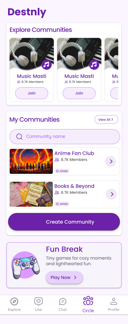 Explore Circles and My Circles